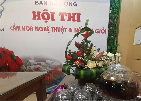 TRUNG TÂM QUẢN LÝ KÝ TÚC XÁ THAM GIA HỘI THI CẮM HOA NGHỆ THUẬT VÀ NẤU ĂN GIỎI 2020 - TRƯỜNG ĐẠI HỌC CÔNG NGHIỆP HÀ NỘI