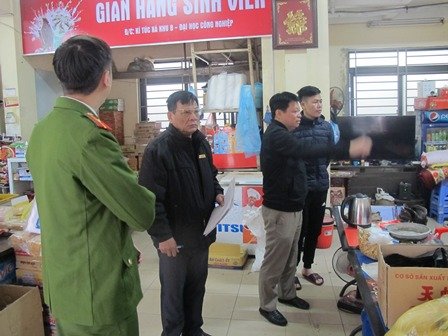 KIỂM TRA AN NINH TRẬT TỰ, NỘI VỤ, PHÒNG CHÁY CHỮA CHÁY TẠI KHU NỘI TRÚ