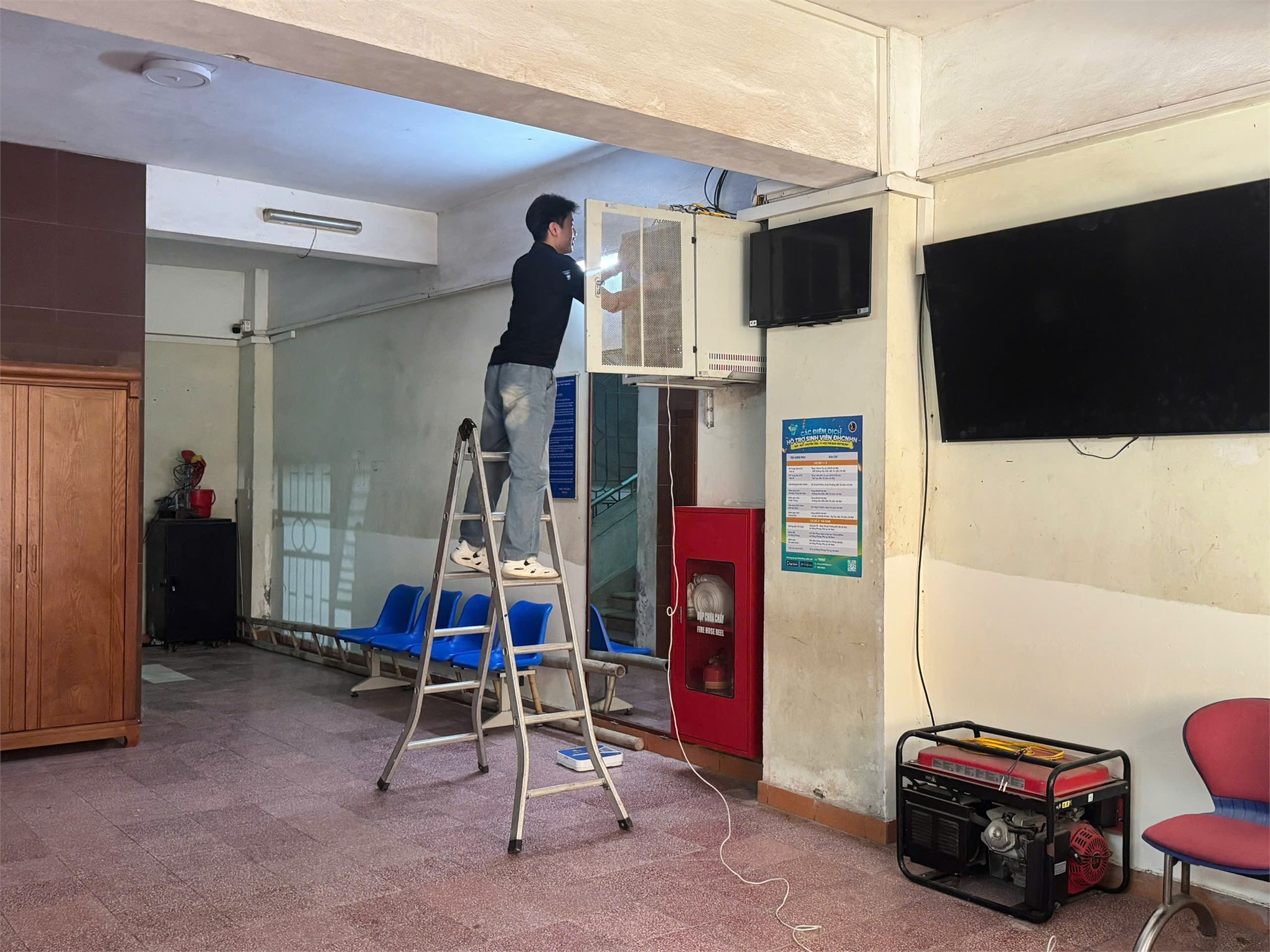 Trung tâm Ký túc xá tích cực chuẩn bị cơ sở vật chất phục vụ công tác tuyển sinh năm học 2026 - 2027