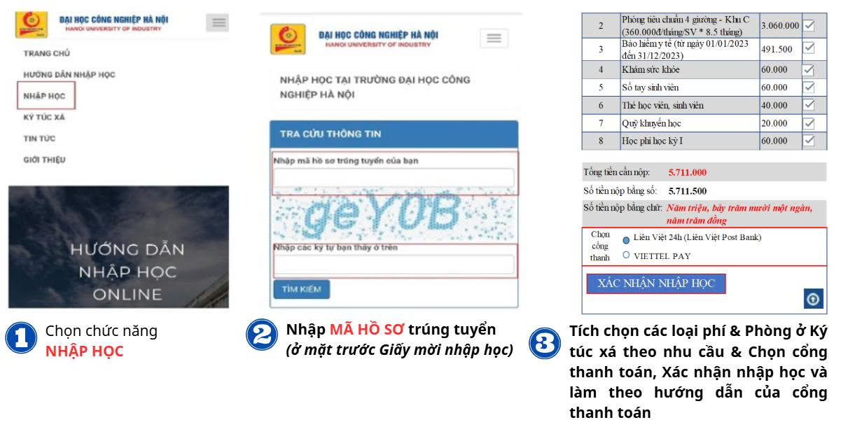 Hướng dẫn đăng ký phòng ở Ký túc xá trực tuyến dành cho tân sinh viên năm học 2026-2027