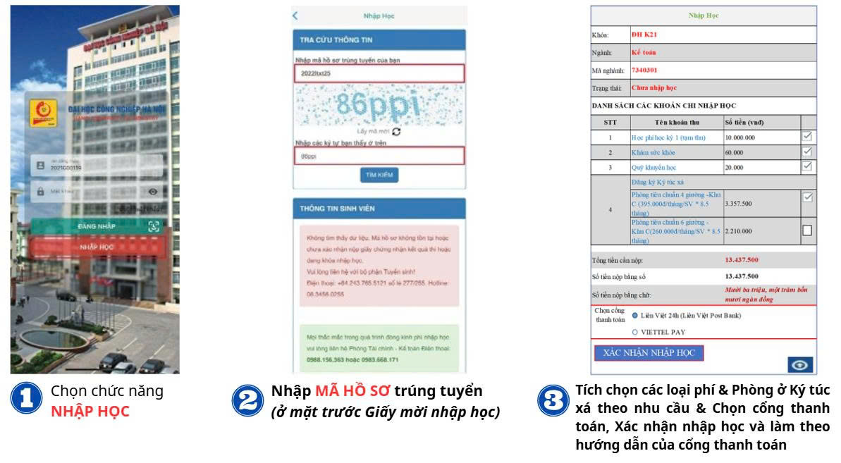 Hướng dẫn đăng ký phòng ở Ký túc xá trực tuyến dành cho tân sinh viên năm học 2026-2027