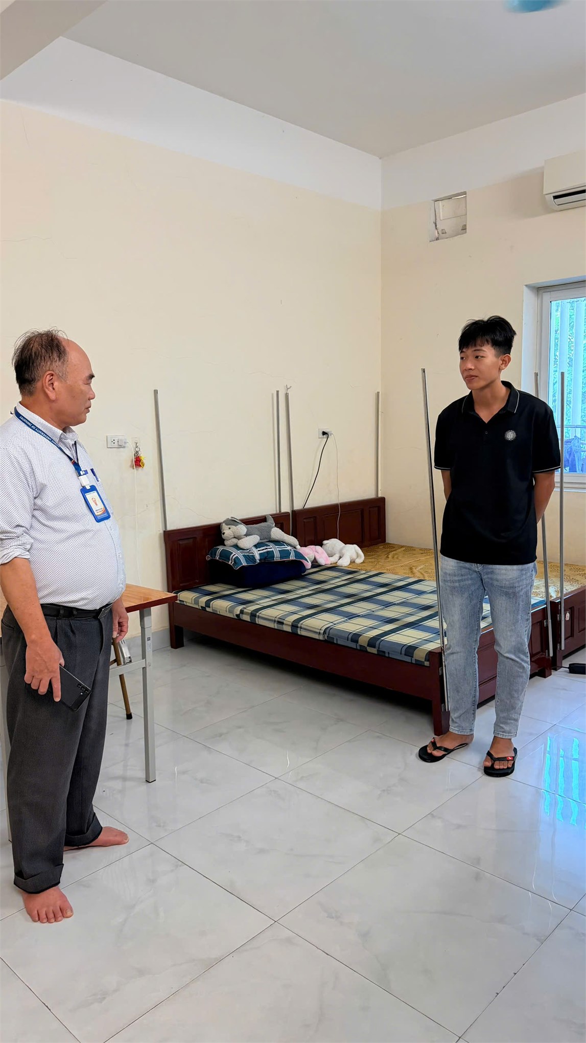 Ký túc xá HaUI đón Tân sinh viên nhận phòng Ký túc xá tại Cơ sở 3 Ninh Bình