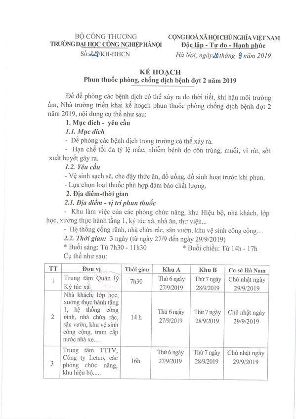 PHUN THUỐC PHÒNG CHỐNG DỊCH BỆNH - ĐỢT 2 NĂM 2019