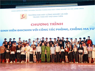 “Sinh viên Đại học Công nghiệp Hà Nội chủ động, phối hợp, quyết liệt phòng, chống ma túy - Vì một cộng đồng sạch ma túy”